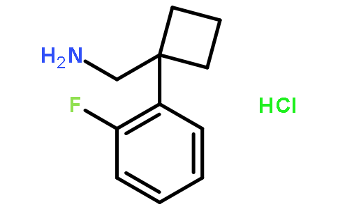 (1-(2-Fluorophenyl)cyclobutyl)methanamine hydrochloride