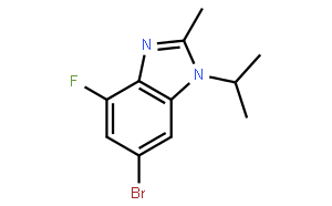 6-Bromo-4-fluoro-1-isopropyl-2-methyl-1H-benzo[d]imidazole