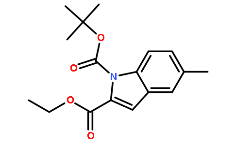 1-tert-Butyl 2-ethyl 5-methyl-1H-indole-1,2-dicarboxylate
