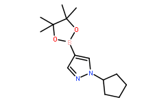 1-环戊基-4-(4,4,5,5-四甲基-1,3,2-二氧杂戊硼烷-2-基)-1H-吡唑