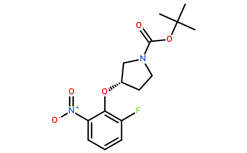 (S)-tert-Butyl 3-(2-fluoro-6-nitrophenoxy)pyrrolidine-1-carboxylate