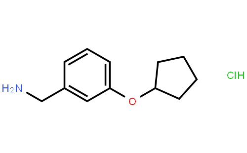 (3-(Cyclopentyloxy)phenyl)methanamine hydrochloride