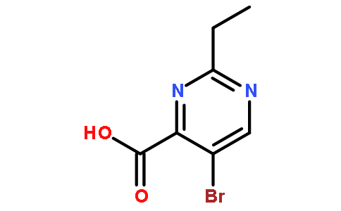 4-嘧啶甲酸, 5-溴-2-乙基-