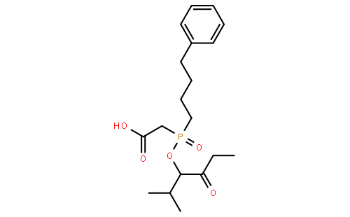 [(2-甲基-1-丙酰基丙氧基)(4-苯丁基)膦酰]乙酸