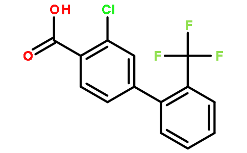 3-Chloro-2'-(trifluoromethyl)-[1,1'-biphenyl]-4-carboxylic acid