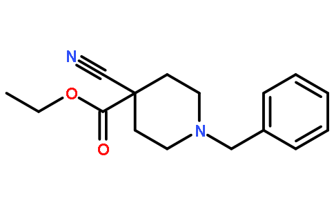 Ethyl 1-benzyl-4-cyanopiperidine-4-carboxylate