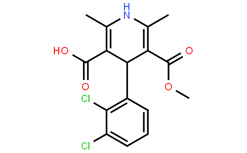 4-(2,3-Dichlorophenyl)-5-(methoxycarbonyl)-2,6-dimethyl-1,4-dihydropyridine-3-carboxylic acid