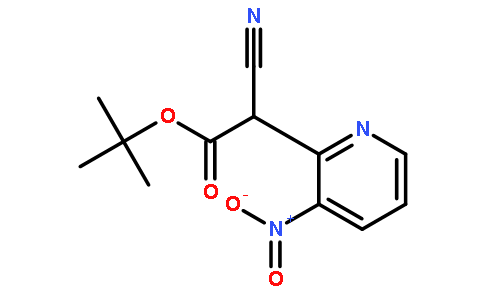 tert-Butyl 2-cyano-2-(3-nitropyridin-2-yl)acetate