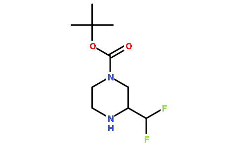tert-butyl 3-(difluoromethyl)piperazine-1-carboxylate