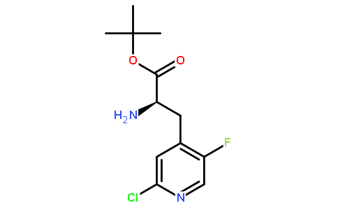 (R)-3-(2'-CHLORO-5'-FLUOROPYRIDYL-4') ALANINE T-BUTYL ESTER