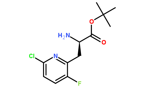 (R)-3-(2'-CHLORO-5'-FLUOROPYRIDYL-6') ALANINE T-BUTYL ESTER