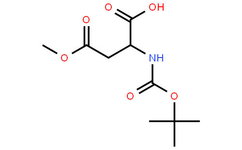 (R)-2-((tert-Butoxycarbonyl)amino)-4-methoxy-4-oxobutanoic acid