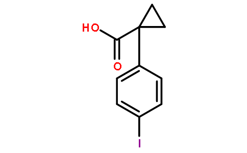 CYCLOPROPANECARBOXYLIC ACID,1-(4-IODOPHENYL)-