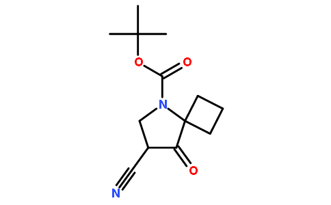 tert-butyl 7-cyano-8-oxo-5-azaspiro[3.4]octane-5-carboxylate