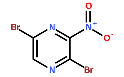 2,5-Dibromo-3-nitropyrazine