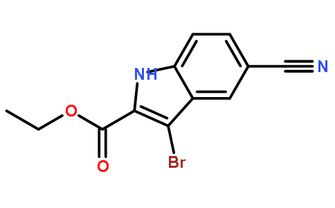 ethyl 3-bromo-5-cyano-1H-indole-2-carboxylate
