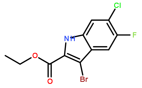 ethyl 3-bromo-6-chloro-5-fluoro-1H-indole-2-carboxylate
