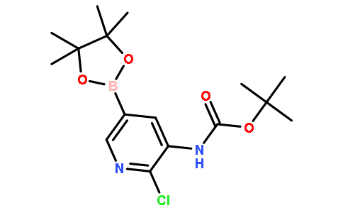 3-tert-Butyloxycarbonylamino-2-chloropyridine-5-boronic acid pinacol ester