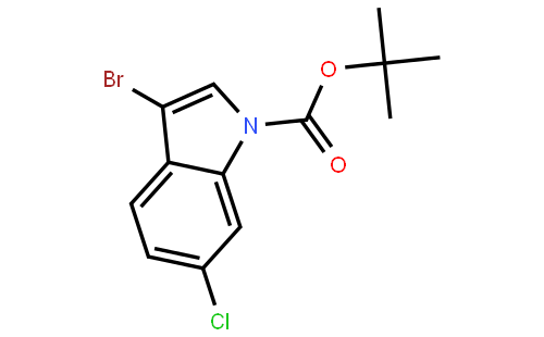 3-Bromo-6-chloro-1H-indole-1-carboxylic acid tert-butyl ester