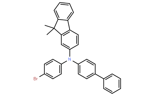 N-([1,1'-二苯基]-4-基)-N-(4-溴苯基)-9,9-二甲基-9H-芴-2-胺