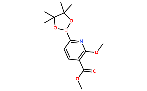 Methyl 2-methoxy-6-(4,4,5,5-tetramethyl-1,3,2-dioxaborolan-2-yl)nicotinate