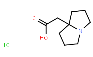 Tetrahydro-1H-pyrrolizine-7a(5H)-acetic acid hydrochloride