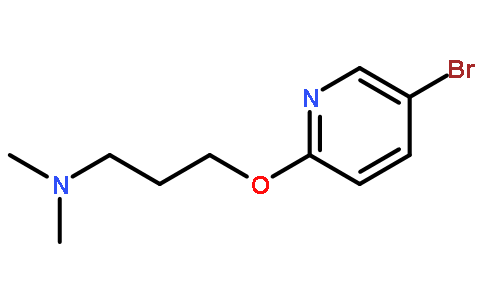 3-((5-Bromopyridin-2-yl)oxy)-N,N-dimethylpropan-1-amine