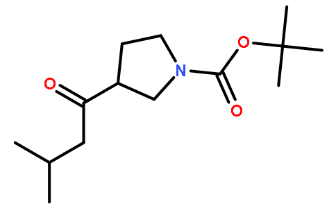 (S)-tert-Butyl 3-(3-methylbutanoyl)pyrrolidine-1-carboxylate