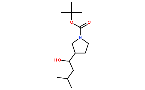 (S)-tert-Butyl 3-((S)-1-hydroxy-3-methylbutyl)pyrrolidine-1-carboxylate
