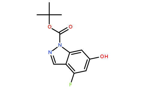 tert-Butyl 4-fluoro-6-hydroxy-1H-indazole-1-carboxylate