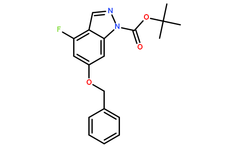 tert-Butyl 6-(benzyloxy)-4-fluoro-1H-indazole-1-carboxylate