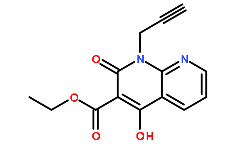 Ethyl 4-hydroxy-2-oxo-1-(prop-2-yn-1-yl)-1,2-dihydro-1,8-naphthyridine-3-carboxylate