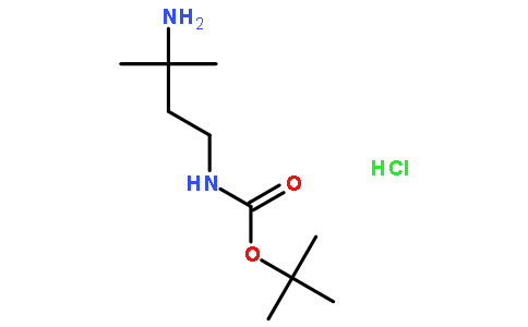 tert-Butyl (3-amino-3-methylbutyl)carbamate hydrochloride