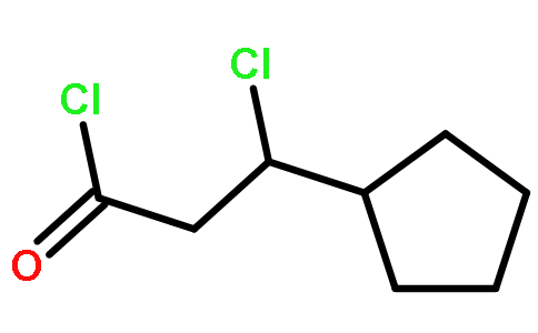 3-Chloro-3-cyclopentylpropionyl chloride