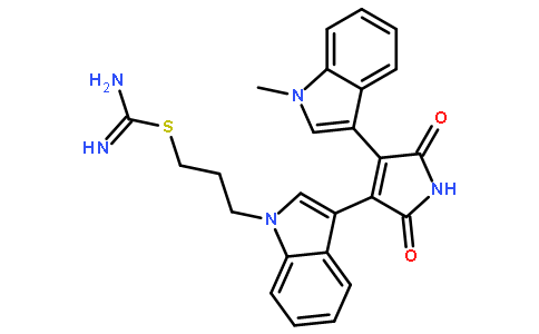 Bisindolylmaleimide IX mesylate (BIM IX, Ro 31-8220 mesylate, Bisindolylmaleimide IX, Methanesulfonate Salt )