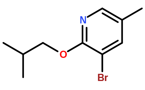 3-Bromo-2-isobutoxy-5-methylpyridine