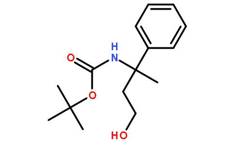 tert-Butyl (4-hydroxy-2-phenylbutan-2-yl)carbamate