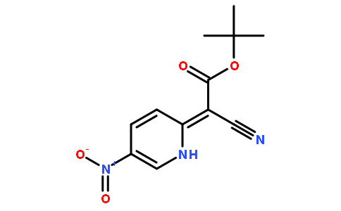 tert-Butyl 2-cyano-2-(5-nitropyridin-2(1H)-ylidene)acetate