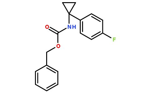 Benzyl (1-(4-fluorophenyl)cyclopropyl)carbamate
