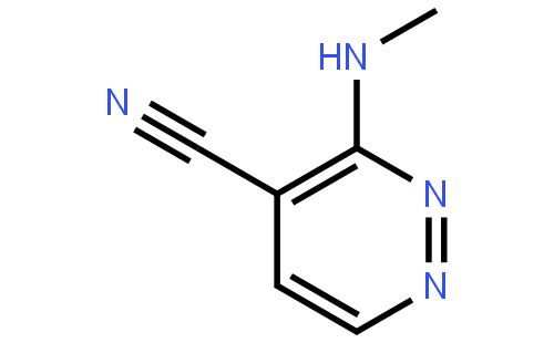 3-(Methylamino)pyridazine-4-carbonitrile