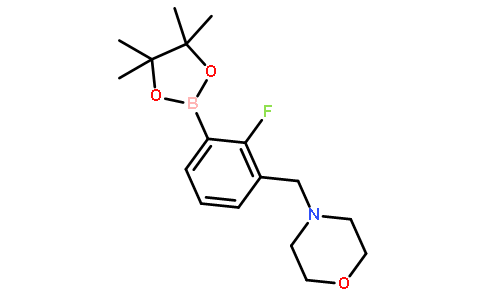 4-(2-Fluoro-3-(4,4,5,5-tetramethyl-1,3,2-dioxaborolan-2-yl)benzyl)morpholine