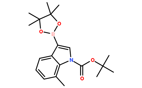 tert-Butyl 7-methyl-3-(4,4,5,5-tetramethyl-1,3,2-dioxaborolan-2-yl)-1H-indole-1-carboxylate