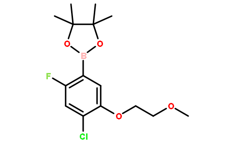 2-(4-Chloro-2-fluoro-5-(2-methoxyethoxy)phenyl)-4,4,5,5-tetramethyl-1,3,2-dioxaborolane
