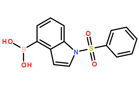(1-(Phenylsulfonyl)-1H-indol-4-yl)boronic acid