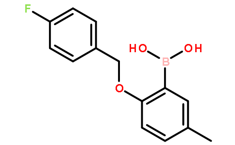 (2-((4-Fluorobenzyl)oxy)-5-methylphenyl)boronic acid