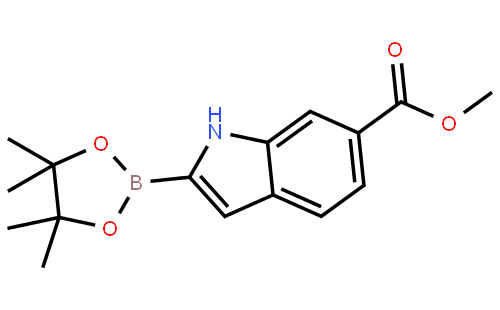 6-甲氧基羰基吲哚-2-硼酸频那醇酯