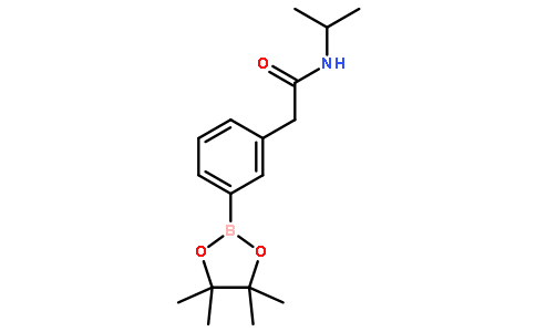 3-(N-异丙基氨基羰基)甲基苯硼酸频那醇酯