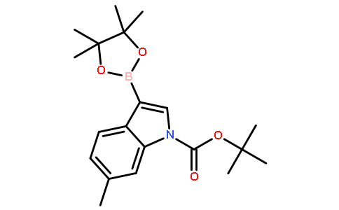 tert-Butyl 6-methyl-3-(4,4,5,5-tetramethyl-1,3,2-dioxaborolan-2-yl)-1H-indole-1-carboxylate