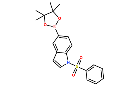 1-(Phenylsulfonyl)-5-(4,4,5,5-tetramethyl-1,3,2-dioxaborolan-2-yl)-1H-indole