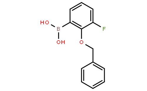 2-苄氧基-3-氟苯硼酸